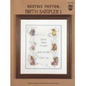 Gráfico Punto de Cruz Beatrix Potter: Natalicio I Green Apple cross stitch chart
