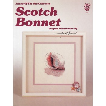 Gráfico Punto de Cruz Sombrerete Escocés Green Apple Scotch Bonnet cross stitch chart