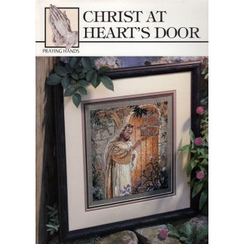 Gráfico Punto de Cruz  Cristo a las puertas del Corazón Praying Hands 24014 christ at heart´s door cross stitch chart