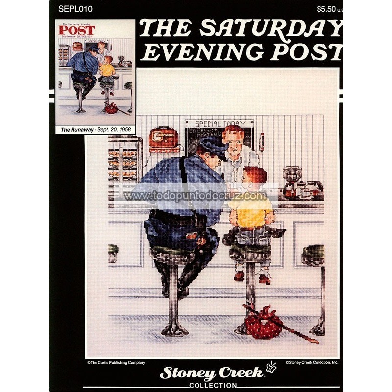 Gráfico Punto de Cruz Se Escapó de Casa  Stoney Creek Saturday Evening post SEPL010 cross stitch chart