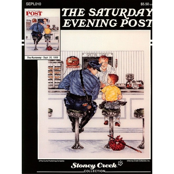 Gráfico Punto de Cruz Se Escapó de Casa  Stoney Creek Saturday Evening post SEPL010 cross stitch chart