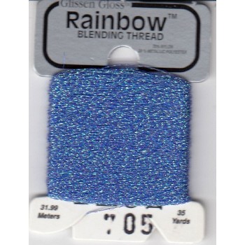 Hilo Rainbow 705 Azul Celeste Irisado Blending Thread