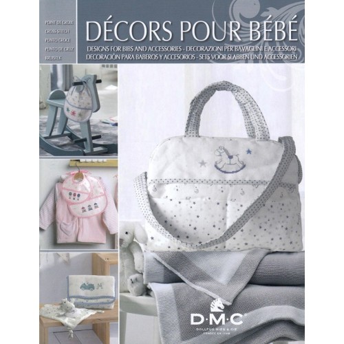 Librito Punto de Cruz Motivos para Bebés III DMC 15567-22 Designs for bibs and accessories