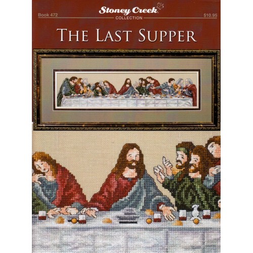 Gráfico Punto de Cruz La Última Cena de Cristo Stoney Creek 472 the last supper cross stitch chart