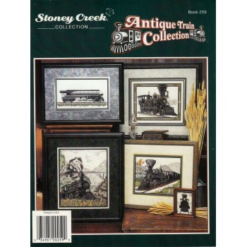Gráfico Punto de Cruz Colección de Trenes Antiguos Stoney Creek 259 antique train collection cross stitch chart