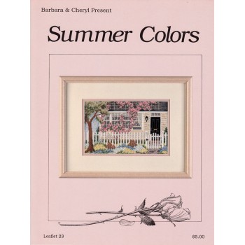 Gráfico Punto de Cruz Los Colores del Verano Barbara & Cheryl Summer Colors cross stitch chart