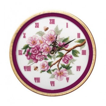 Reloj de Flores Rosas