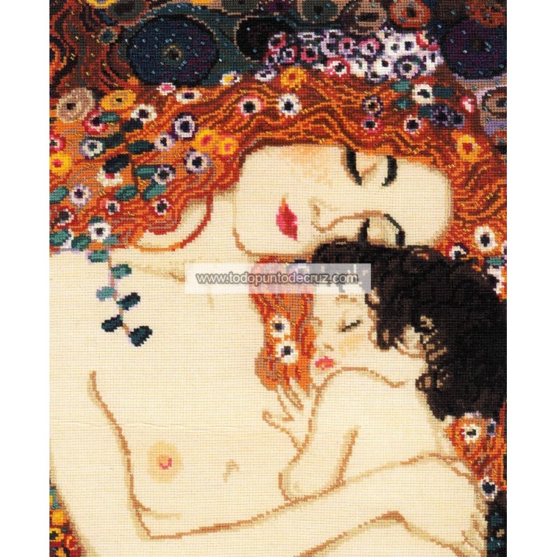 Kit de punto de cruz Amor Maternal (Klimt) RIOLIS 916 cross stitch kit