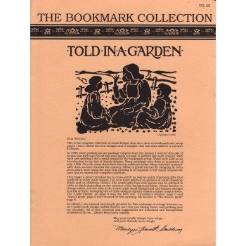 Colección de Marcapáginas Told in a Garden TG45 Bookmark Collection