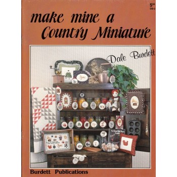 Gráfico Punto De Cruz Miniaturas Country Dale Burdett DB-5 Country Miniature cross stitch chart