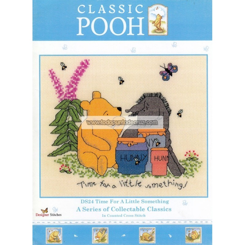 Classic Pooh: Tiempo para las Pequeñas Cosas Designer Stitched Disney DS24 Time Little Something