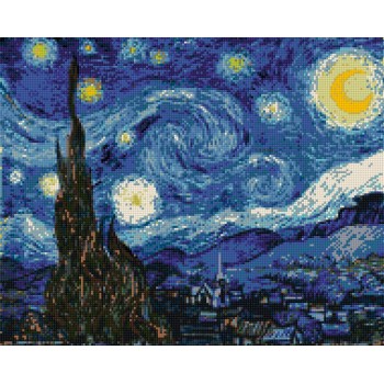 Noche Estrellada Van Gogh Wizardi Diamonds WD120 Starry Night