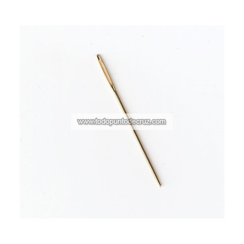Aguja sin punta dorada Permin Gold Needle 6100