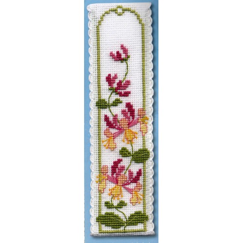 Madreselva marcapáginas Textile Heritage BKHN Honeysuckle bookmark