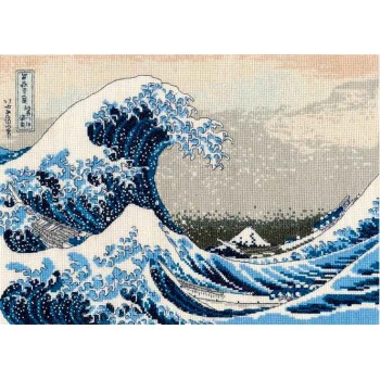 La Gran Ola en Kanagawa de Katsushika Hokusai Colección British Museum Museo Británico DMC BL1145-73