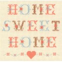 Kit Punto de Cruz Hogar Dulce Hogar Anchor ACS16 Home Sweet Home cross stitch kit