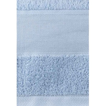 Toalla de aseo Rizo Azul celeste Para Bordar a Punto de Cruz Terry Towel TPC3050AZC cross stitch towel