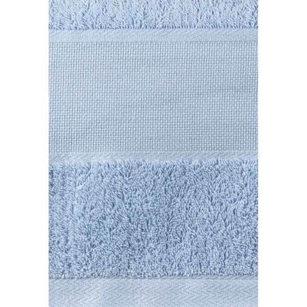Toalla de aseo Rizo Azul celeste Para Bordar a Punto de Cruz Terry Towel TPC3050AZC cross stitch towel