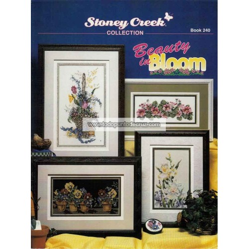 Gráfico Punto de Cruz Bellezas en Flor Stoney Creek 240 Beauty in Bloom cross stitch chart
