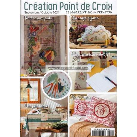 Revista Creaciones en Punto de Cruz Nº 90 Creation Point de Croix