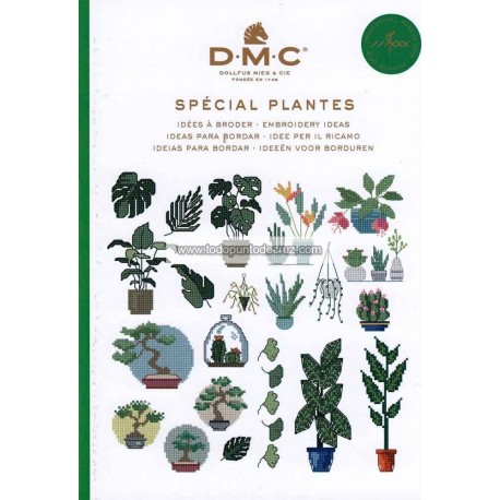 Cuadernillo Punto de Cruz Especial Plantas DMC 15820-22 cross stitch