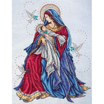 Virgen Maternal Design Works 2765 Madonna and Child