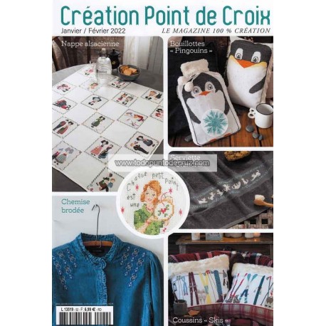 Revista Creaciones en Punto de Cruz Nº 92 Creation Point de Croix