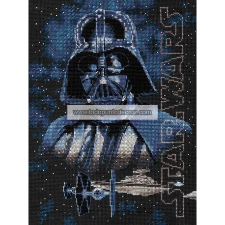 Kit Punto de Cruz Star Wars: Darth Vader Disney Dimensions 70-35381 cross stitch chart