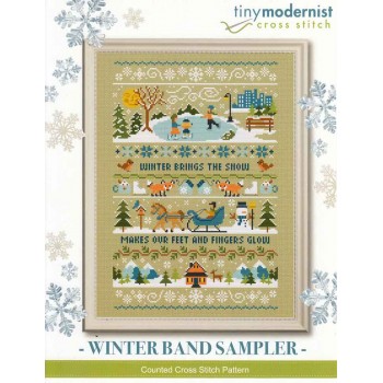 Sampler Escenas Invernales Tiny Modernist 332 Winter Band Sampler