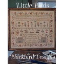 Sampler Pequeños Pájaros Blackbird Designs 311 Little Birds