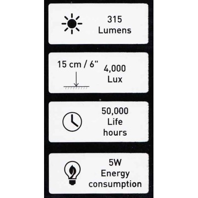 Lámpara de sobremesa con lupa Halo Go Daylight E25201