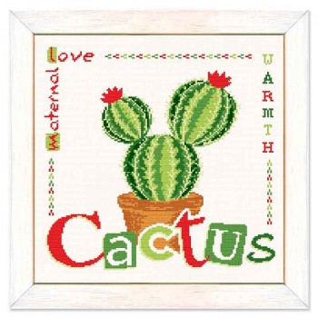 Gráfico Punto de Cruz Cactus Lili Points USJ016 cross stitch chart