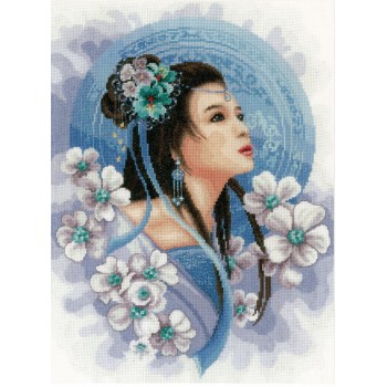 Dama Asiática en Azul Lanarte PN-0169168 Asian Lady in Blue