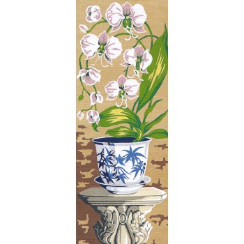Maceta con Orquídeas (NP) Seg de Paris 950.64