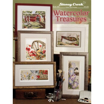 Gráfico Punto de Cruz Tesoros Pintados Stoney Creek 488 Watercolor Treasures cross stitch chart