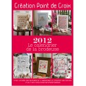 REEDICIÓN Calendario de la Bordadora 2012 Creation Point de Croix Calendrier de la brodeuse