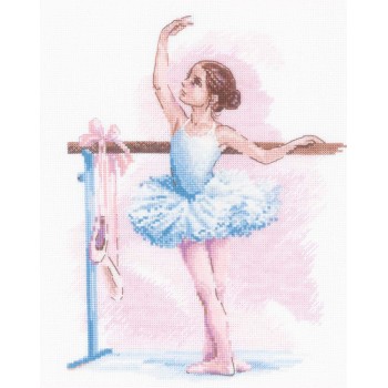 Kit Punto de Cruz pequeña bailarina de Ballet RIOLIS 2129 cross stitch kit
