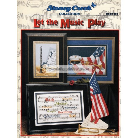 Gráfico Punto de Cruz  Que Suene la Música Stoney Creek 252 Let the Music Play cross stitch chart