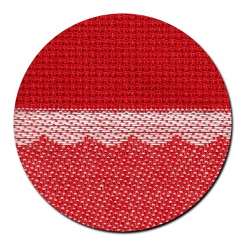 Tela para Manteles Rami Navidad Rojo Fratelli Graziano TA14662 para bordar en punto de cruz cross stitch cloth fabric