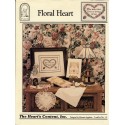 Gráfico Punto de Cruz Corazón Floral The Heart's Content 12 Floral Heart cross stitch chart