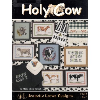 Gráfico Punto de Cruz Vacas Jeanette Crews 1212 Holy Cow cross stitch chart