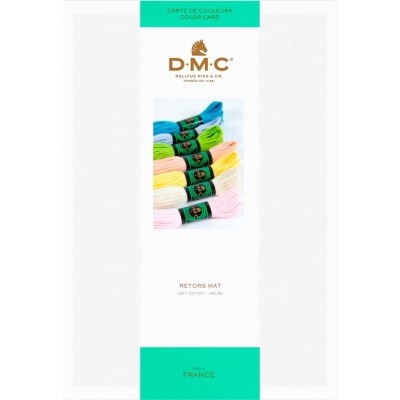 Carta de colores retors mat DMC W89 colours card