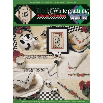Gráfico Punto de Cruz Blanco y Negro True Colors VCL-20119 Black & White cross stitch chart