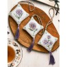 Kit Punto de Cruz Decoración de Primavera: Lilas Anchor AKE0027-00001 Spring Decoration Lillacs cross stitch kit