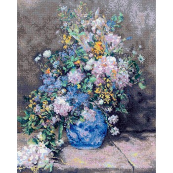 Gran Jarrón Flores (Renoir) RIOLIS 2137 Spring Bouquet