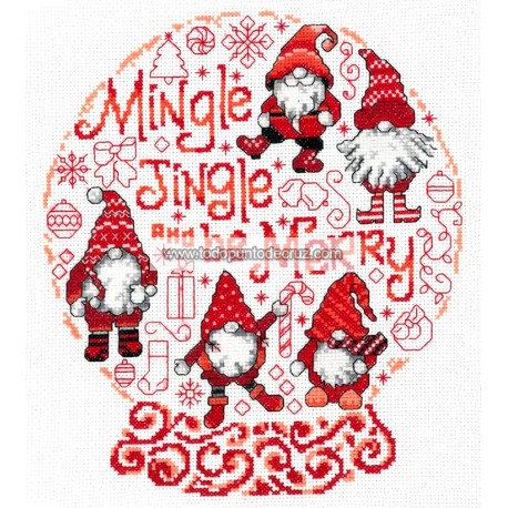 Kit Punto de Cruz Jingle & Mingle Imaginating Cross stitch kit by Ursula Michael 3253K