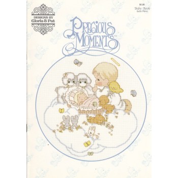 Revista Precious Moments: El Libro del Bebé Designs by Gloria & Pat Baby Book of cross stitch PM-08