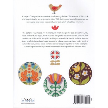 Libro Floral Folk Art en Punto de Cruz Tuva 6830 Cross stitch Book