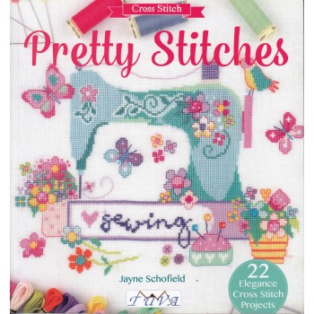 Libro Preciosas Puntadas en Punto de Cruz Tuva 6230 Pretty stitches cross stitch book