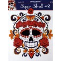 Gráfico Punto de Cruz Calavera de Azúcar 2 Stoney Creek LF312 Sugar Skull #2 cross stitch chart